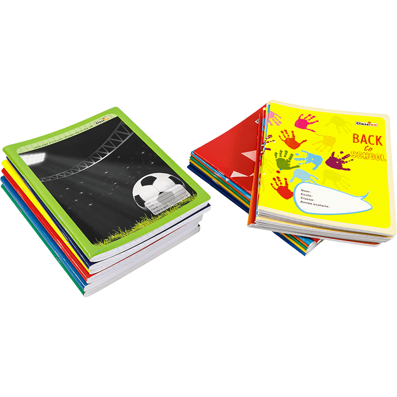 Várias cores disponíveis Caderno de Exercícios