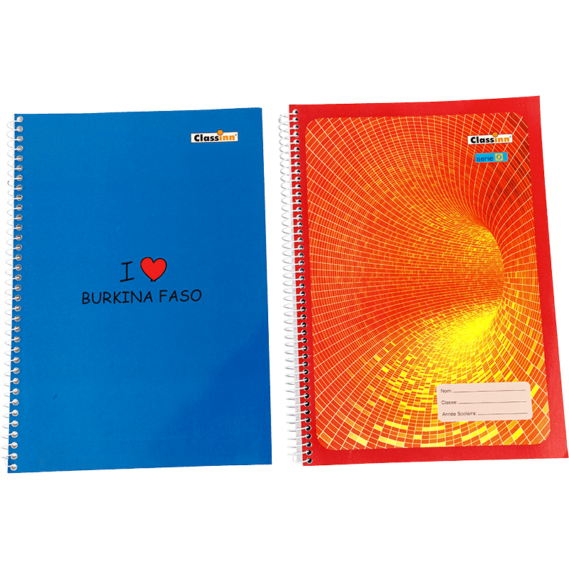 Caderno espiral com capa laranja A3 Pp