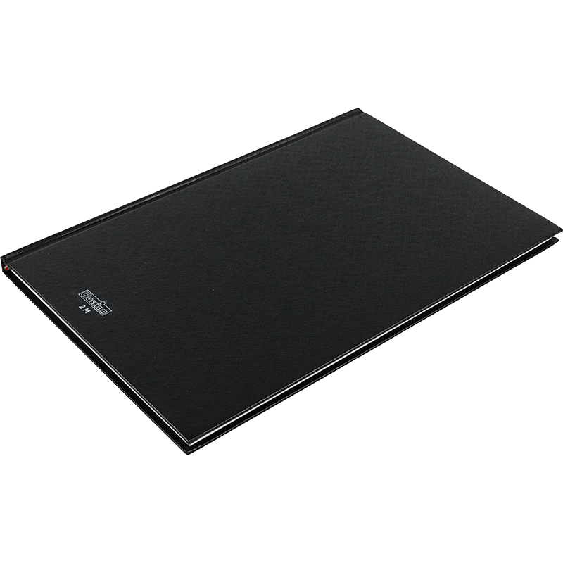 Caderno de capa dura preto