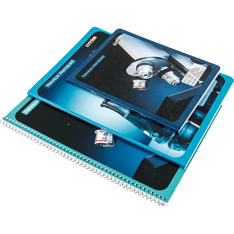 Encadernação em espiral Livro de exercícios Travaux Pratiques