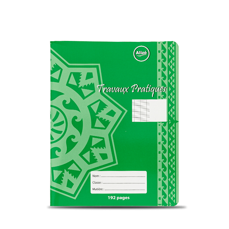 Livro de exercícios verde com padrão de floco de neve Livro de exercícios verde com padrão de floco de neve