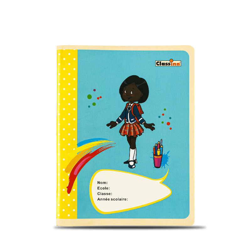 Livro de exercícios bonito azul verde Livro de exercícios bonito azul verde